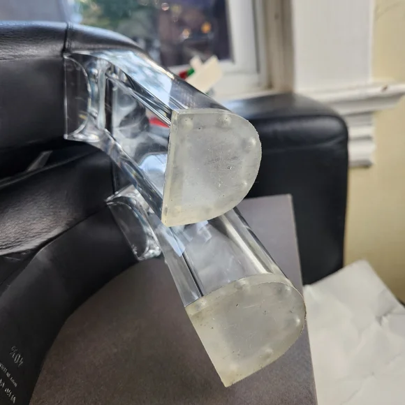 RICK OWENS GRILL KISS LEATHER BOOTS IN BLACK size 40.5 BNWB floor model - Picture 13 of 13